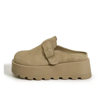 ΛOLUNKΛ Abrasion Resistant Slip Resistant Closed Toe Slippers Women's