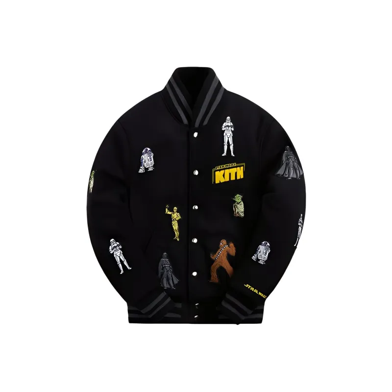 KITH X Star Wars For Golden Bear Varsity Jacket-0