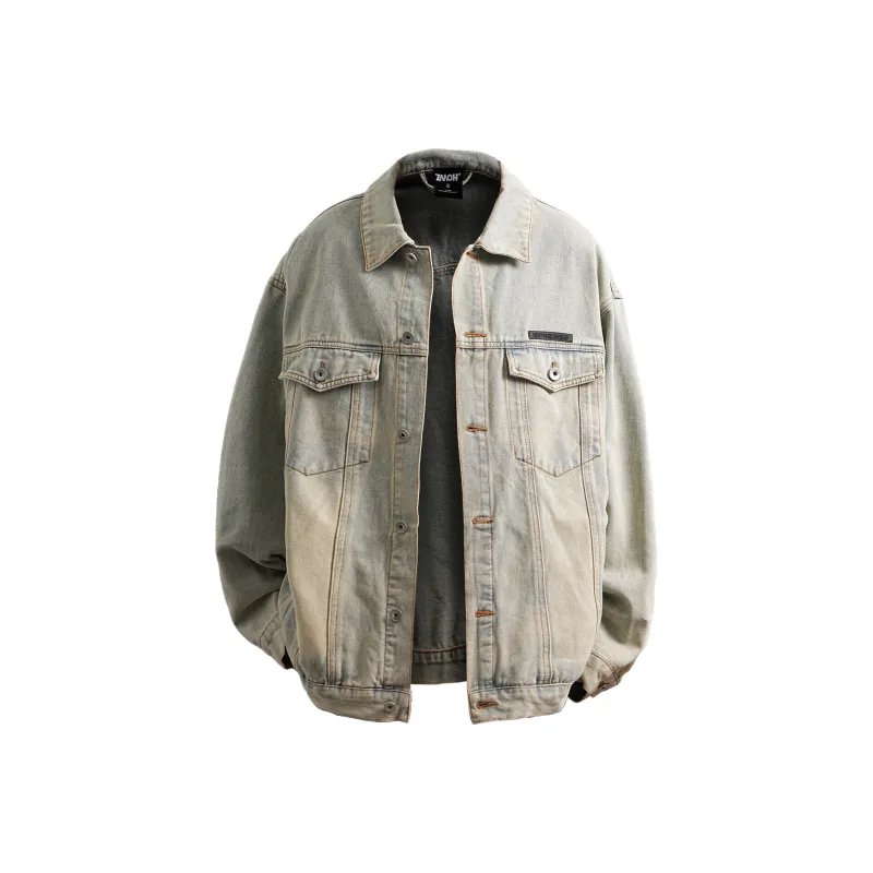 ZMOH Denim Jacket Unisex Couple's-0