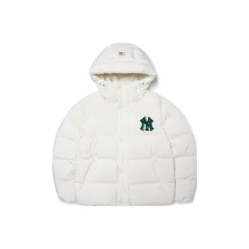 MLB Down Jacket Cropped Unisex White