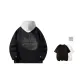 Stone-Washed Black Hooded-K717 (Comes with T-Shirt)