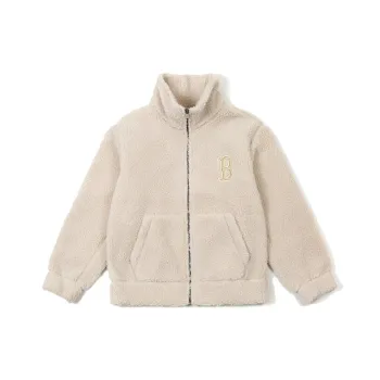 MLB Velvet Jackets Unisex Beige