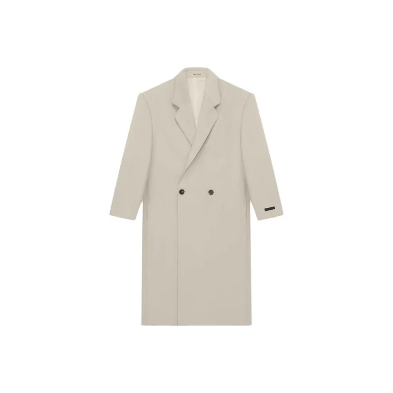 Fear Of God SS24 Season 8 Collection Wool Gabardine Double Breasted Overcoat Coat Men's Paris Sky/Paris Sky-0