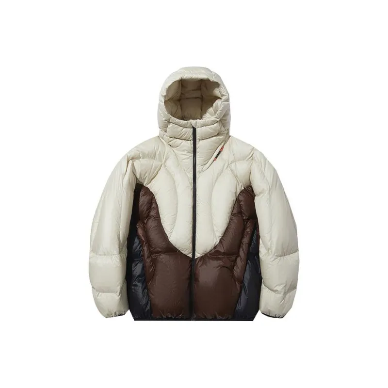 LiNing Down Jacket Unisex Oat Gray-0