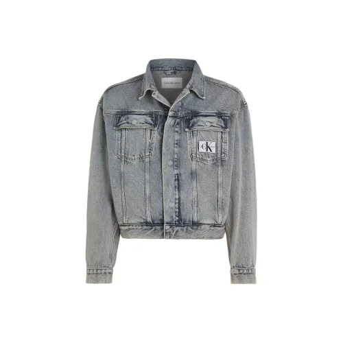 CALVIN KLEIN Jackets Coats Europe Version Men's Light Blue