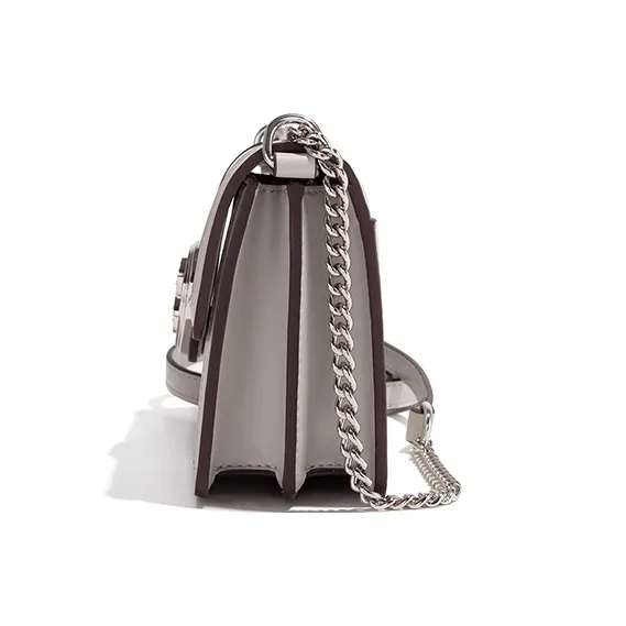 CLEVER& KETCH PU Small Square Bag, Crossbody Bag, Shoulder Bag Women's Gray-2
