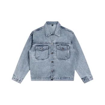 JASONWOOD Cowboy On The Run Denim Jacket Unisex Graphite Blue