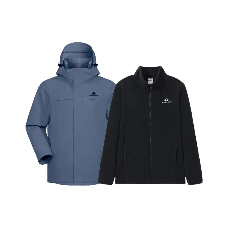PIONEER CAMP Water-Resistant Windproof Breathable Wear-Resistant Warm Water-Repellent Windbreaker Jacket Unisex-65