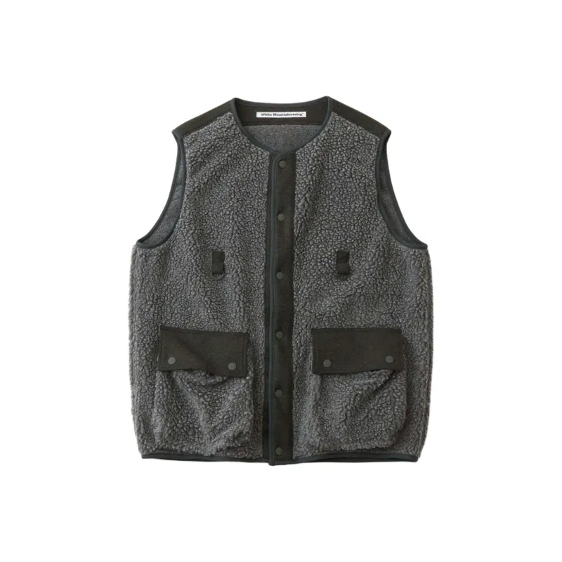 White Mountaineering Vest Men's Gray-0