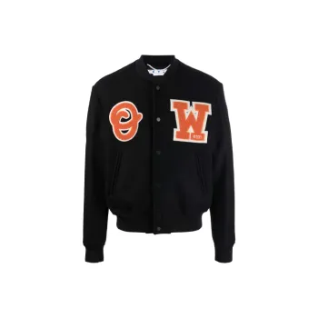 OFF WHITE SS22 Baseball Jerseys Men Black