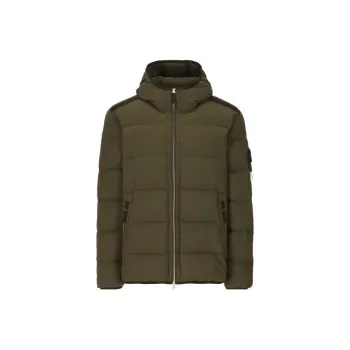 STONE ISLAND Compass Patch Zip Up Puffer Jacket