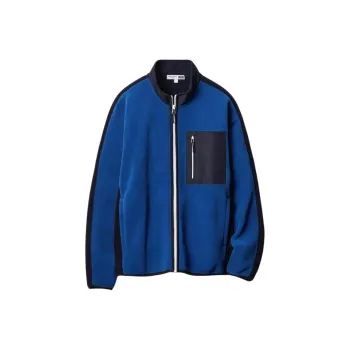UNIQLO x JW Anderson Velvet-feel Coat Unisex Navy Blue