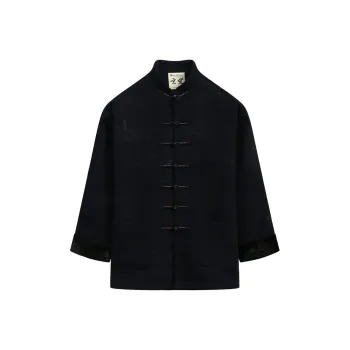 XUANSHENG Jackets Coats Men's Navy Blue