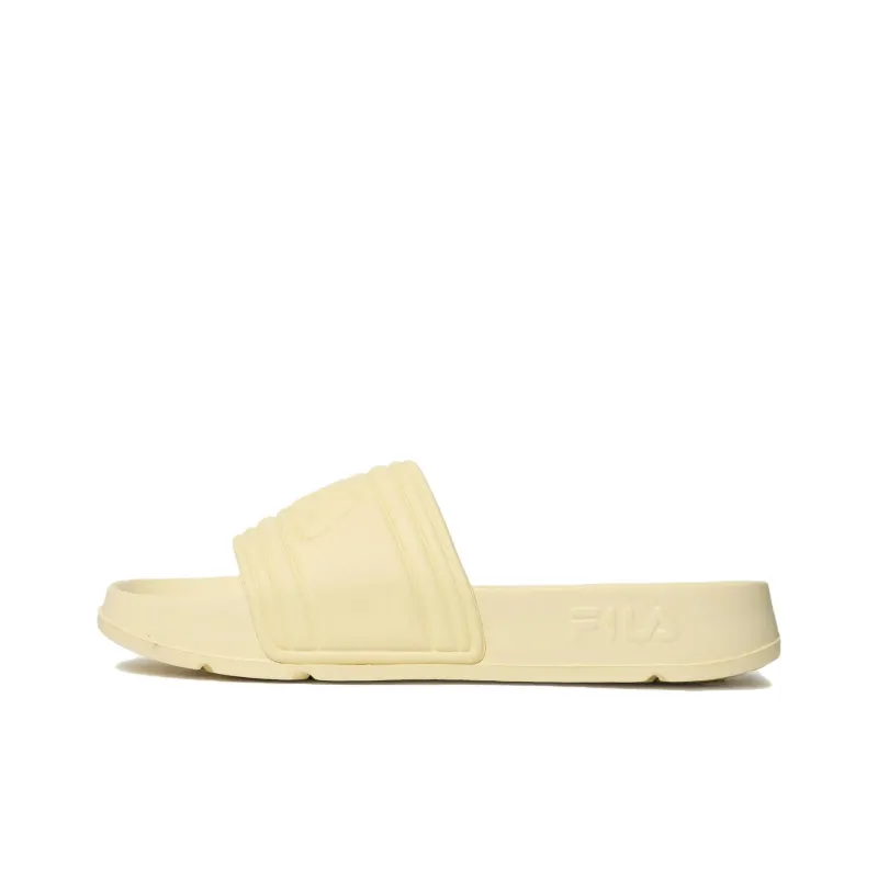 FILA SLIPPER Slip Resistant Abrasion Resistant Slide Slippers Women's Yellow-0