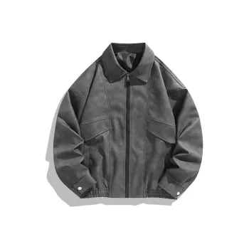 Yalu Jackets Coats Unisex Dark Gray