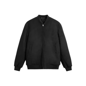 ZARA 2024 Fall And Winter Jackets Coats Men's Black