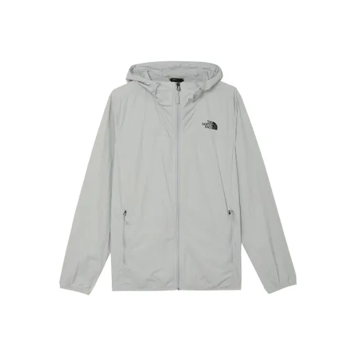 THE NORTH FACE M Upf Wind Jkt Ap High Rise Grey Medium Men's Asia Version