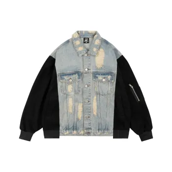XINYINSU FW24 Denim Jacket Unisex Blue