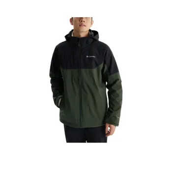Columbia Waterproof Windbreaker Jacket Men's Dark Olive Green