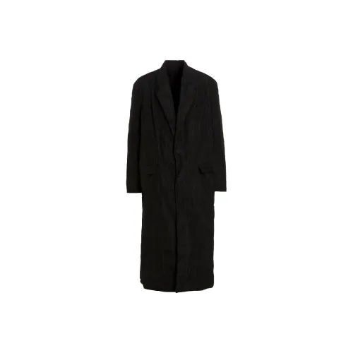 Balenciaga Checked Single Breasted Coat