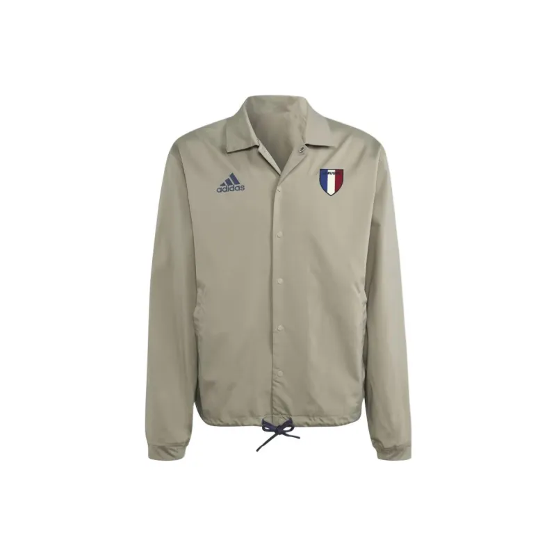 Adidas French Capsule Rugby Lifestyle Jacket Jackets Coats Men's Silver Pebbled-0