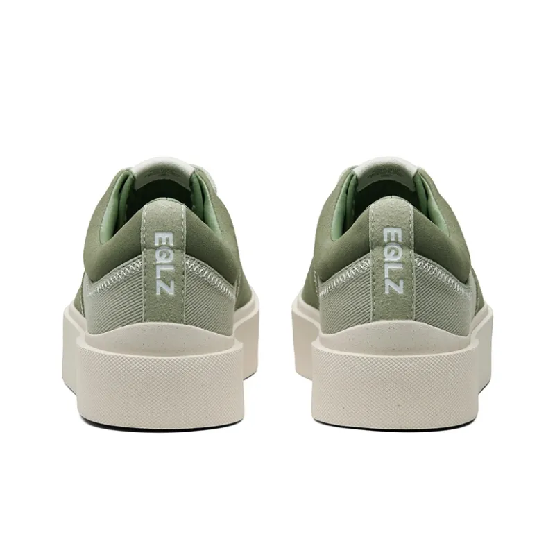EQLZ EQUALIZER Fault 22 Slip Resistant, Abrasion Resistant, Breathable Low Top Skateboard Shoes Unisex Bamboo Green-4