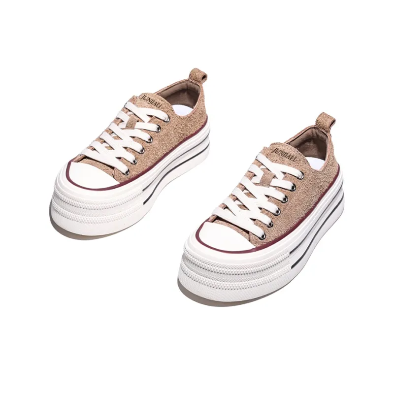 Junjali Slip Resistant Low Top Skateboard Shoes Women's-7