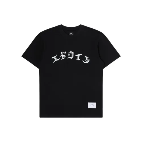 EDWIN ALDRIN 블랙 남성 티셔츠