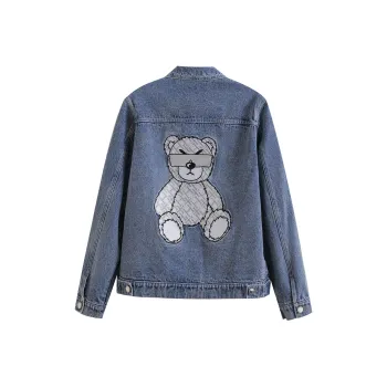 HARDY HARDY Denim Jacket Unisex Denim Blue