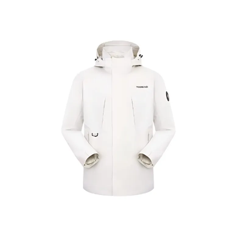 TOREAD Water Resistant Windproof Breathable Wear Resistant Windbreaker Jacket Unisex Black-4