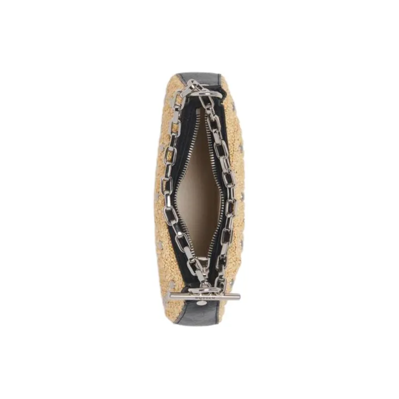 Alexander McQueen Polyamide Handbag Mini Women's Natural & Black-3