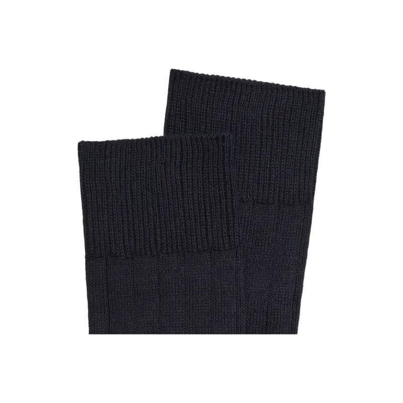 HERMES SS25 Mid Calf Socks Men's 1 Pack Blue-1