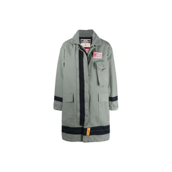 DIESEL Coats Unisex Green