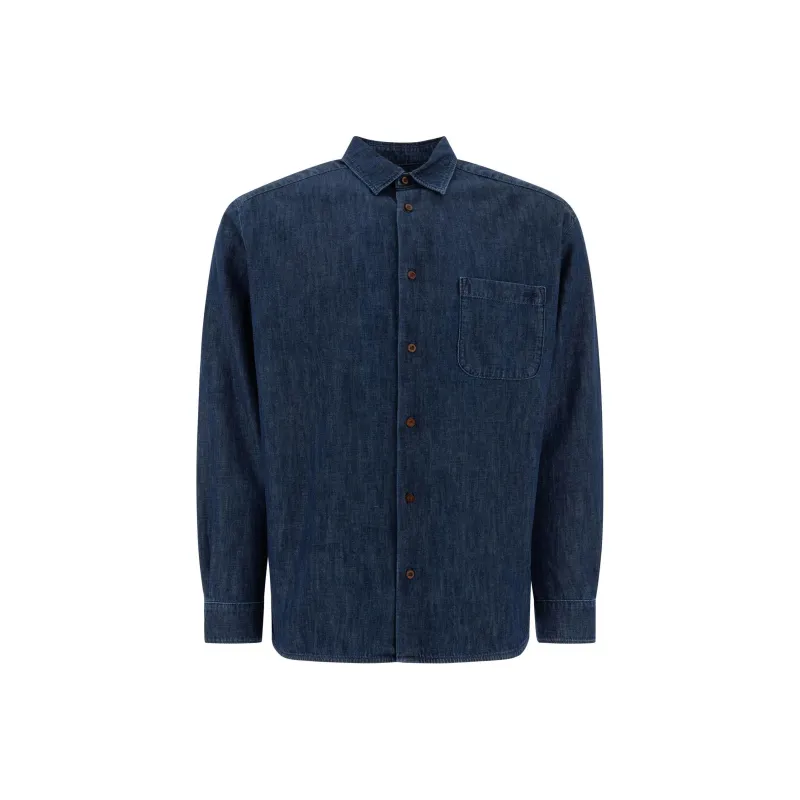 A.P.C Regular Fit Buttoned Shirt-0