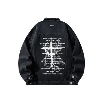 A.X.S.K Denim Jackets Unisex