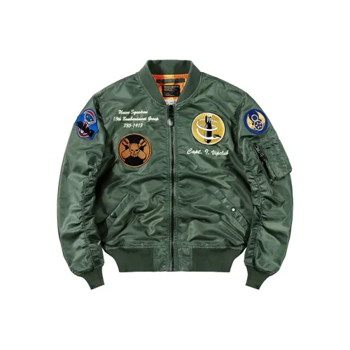 VIP Pilot Jackets & Coats Embroidered Baseball Jacket Men's