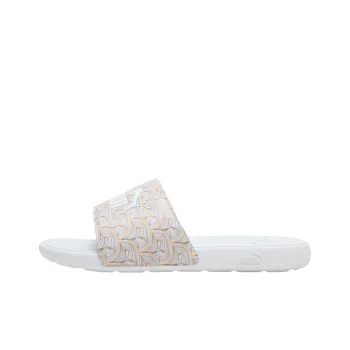 PUMA Cool Cat 2.0 Slip Resistant Abrasion Resistant Slide Slippers Men's White