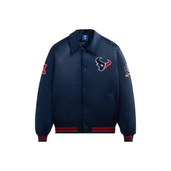 KITH X Nfl Texans Satin Bomber Jacket