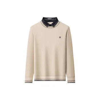 Red bean Sweatshirts Men Ecru