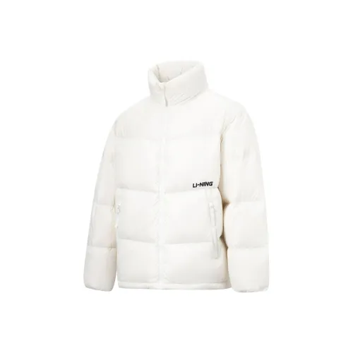 LiNing Fondue Down Series Down Jacket Unisex Ivory