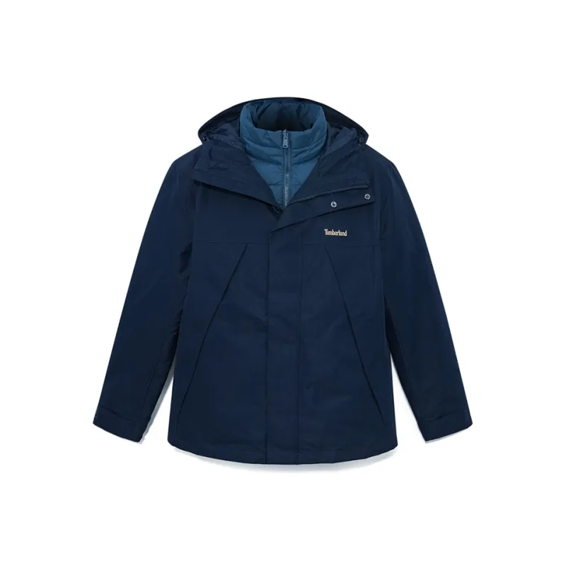 Timberland Waterproof And Windproof Windbreaker Jacket Men's Dark Sapphire-0