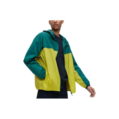UNIQLO Sun Protection Clothing Unisex Yellow Green Color Block