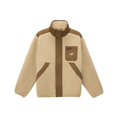 New Balance Velvet Jackets Men Brown