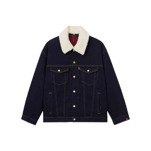 Levis CNY Denim Jackets Men Denim Blue