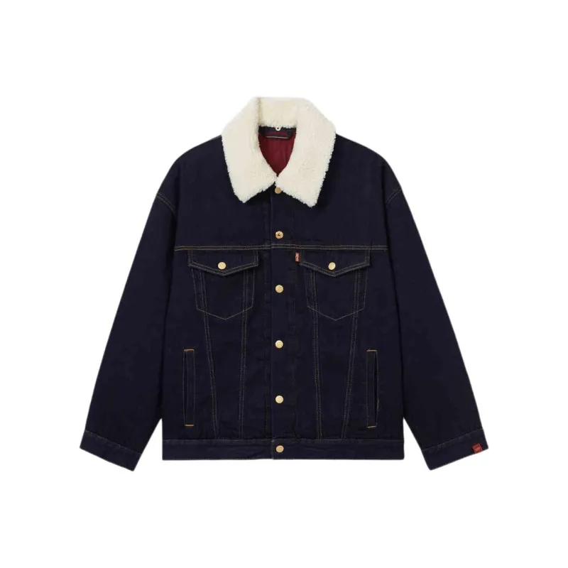 Levis CNY Denim Jackets Men Denim Blue-0