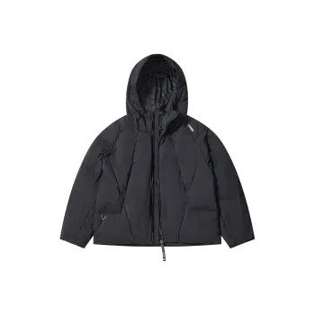 Teenie Weenie Men Dual use Hard Shell Windbreaker Jackets Unisex Urban Techwear Black TORAYDELFY Technical Fabric