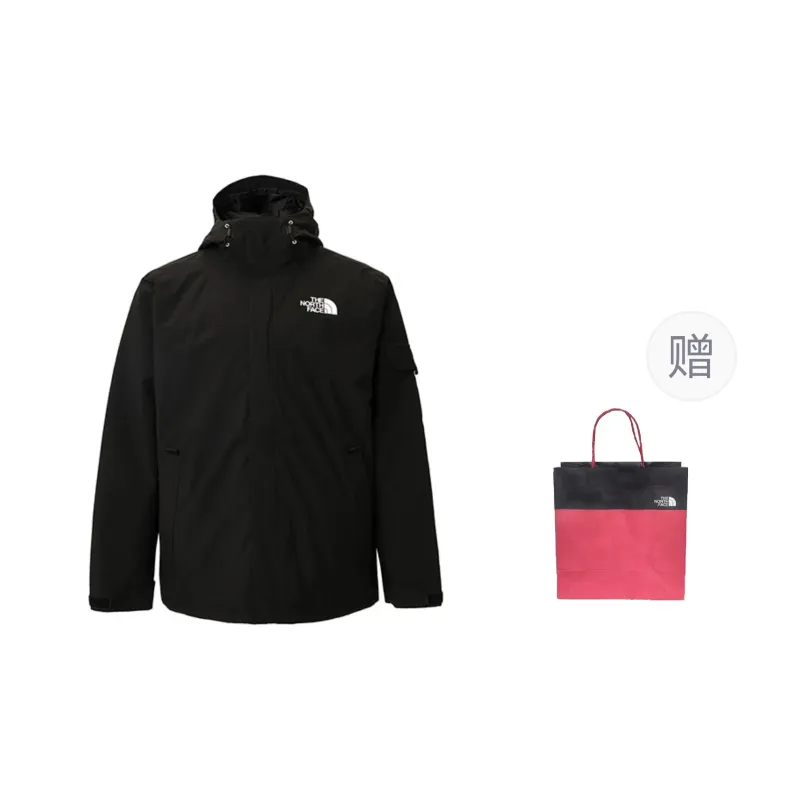 THE NORTH FACE THE NORTH FACE Apparel Collection Jackets Coats Men's Black Shopping Bag Included-0