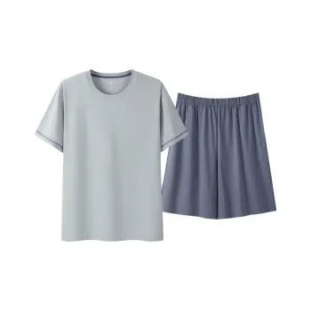 THREEGUN Pajama Set Men's Carefree Gray