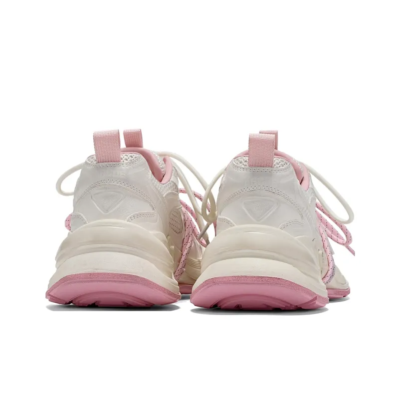 GG CC Platform Casual Cushioning, Slip Resistant, And Abrasion Resistant Low Top Cut Out Mesh Chunky Sneakers Women's-3