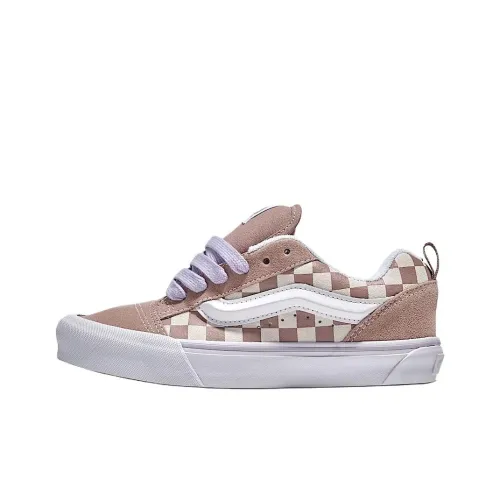 Vans Knu Skool Anti Slip Wear Resistant Low Top Skateboard Shoes Unisex Brown